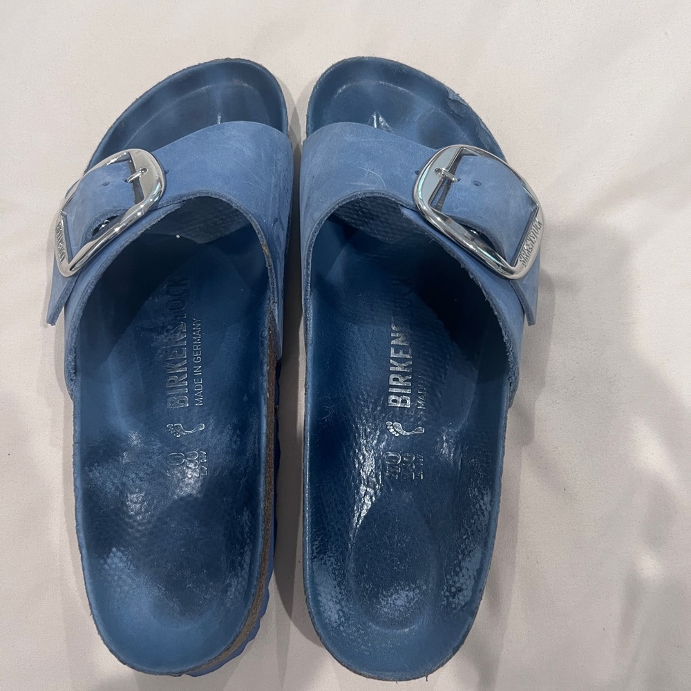 Birkenstock Big Buckle Sandal size Women’s 40 (9-10), used good condition